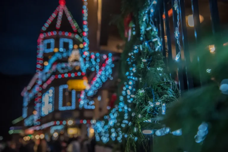 Inverness Christmas Lights Switch On
